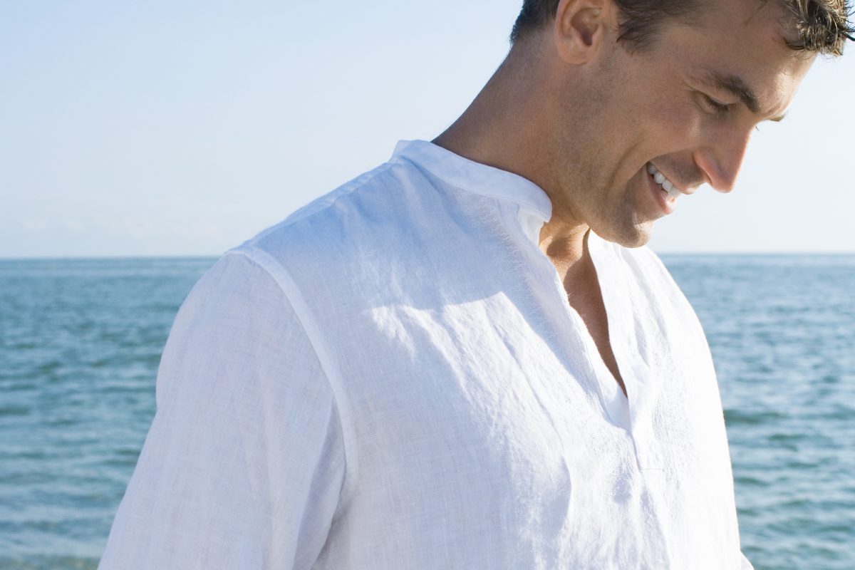 linen popover shirt