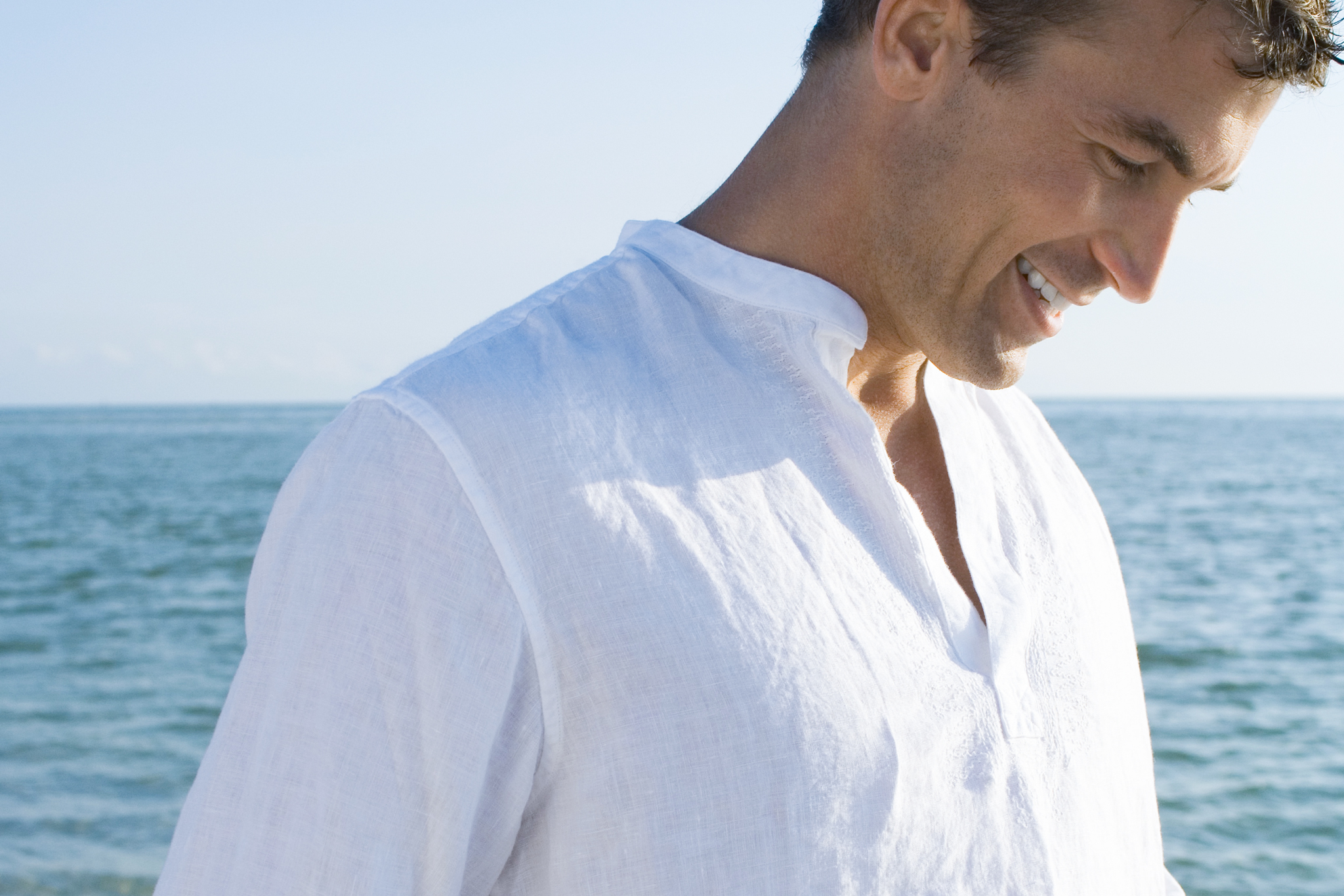 linen popover shirt