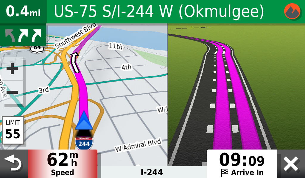 explore on and off road with garmins all terrain overlander gps screenshot wide screen detailed info