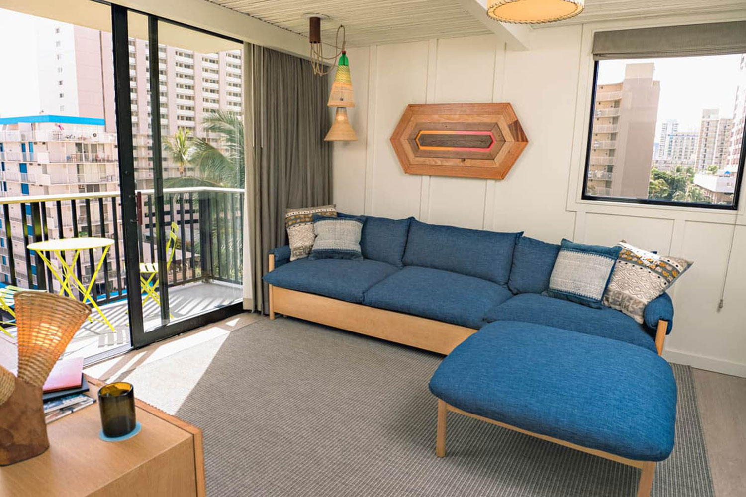 best hotels in hawaii the surfjack 1 bedroom suite living area