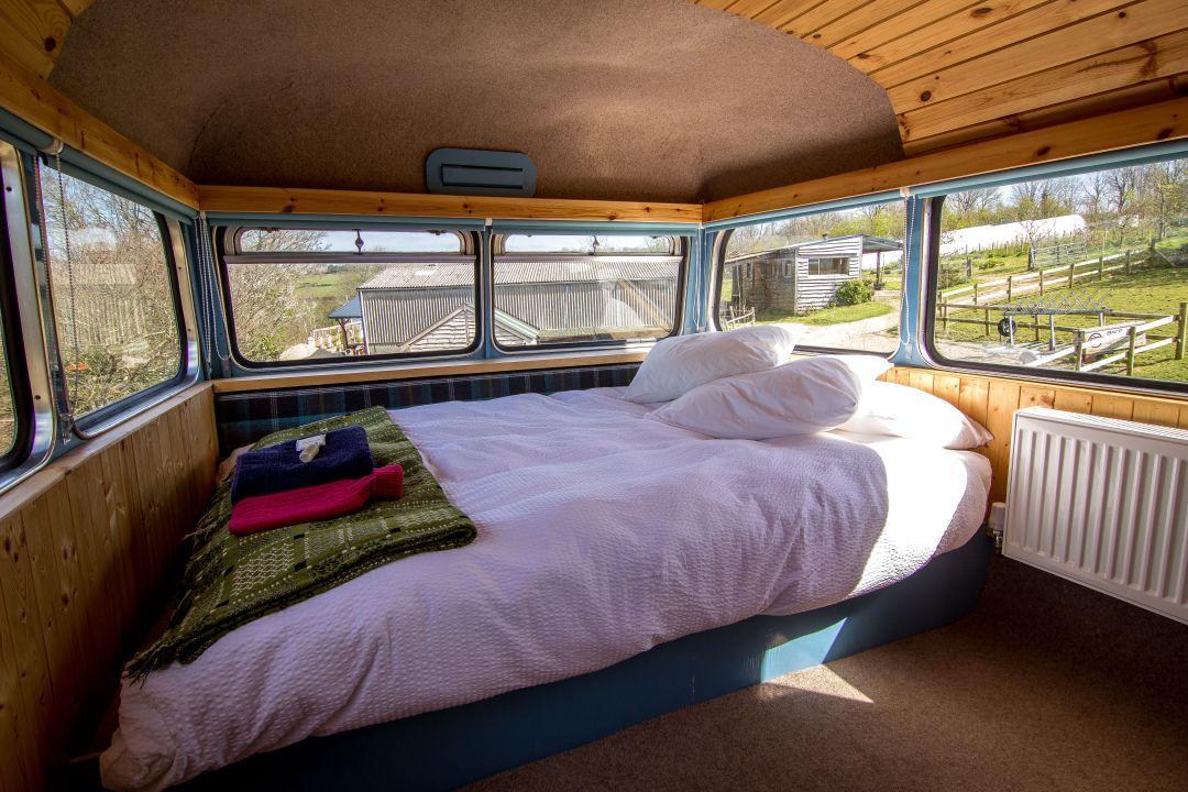 leyland titan double decker bus wales glamping 1563622072