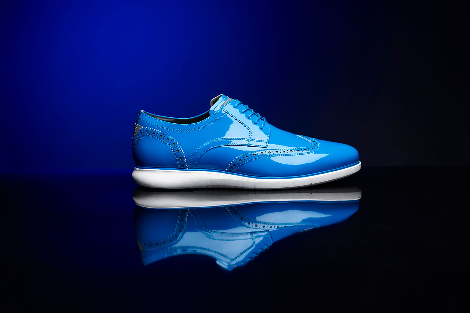 florsheim fuel reflect capsule collection launch profile neon blue