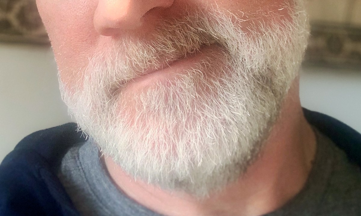 John Jones after beard growth