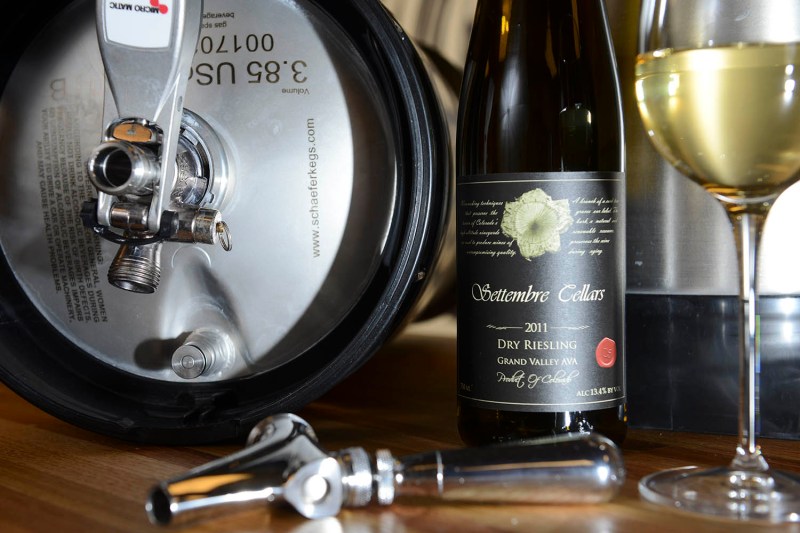 Keg wine from Settembre Cellars.