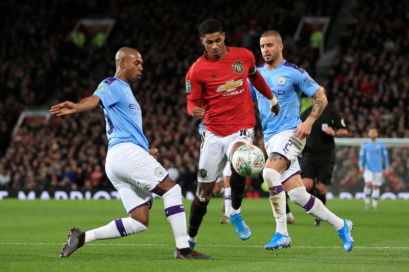 Manchester United v Manchester City Carabao Cup Semi-Final 2020 soccer