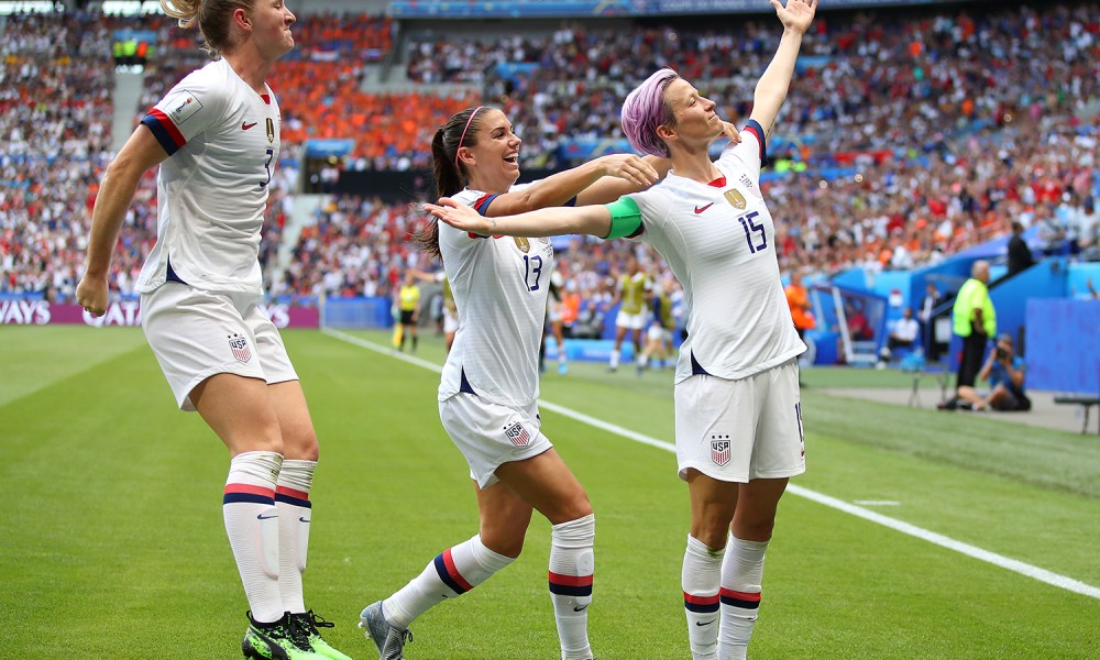 Megan Rapinoe USA v Netherlands 2019 FIFA Women's World Cup France Finals soccer