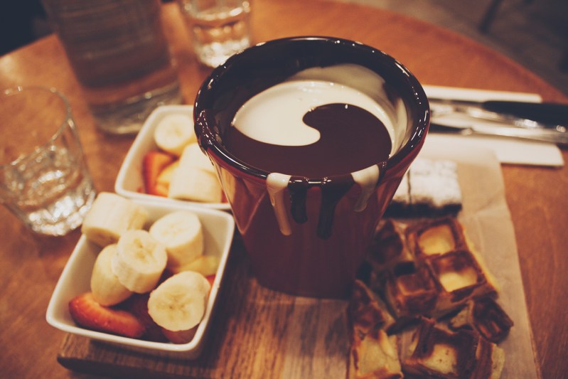 chocolate fondue dip