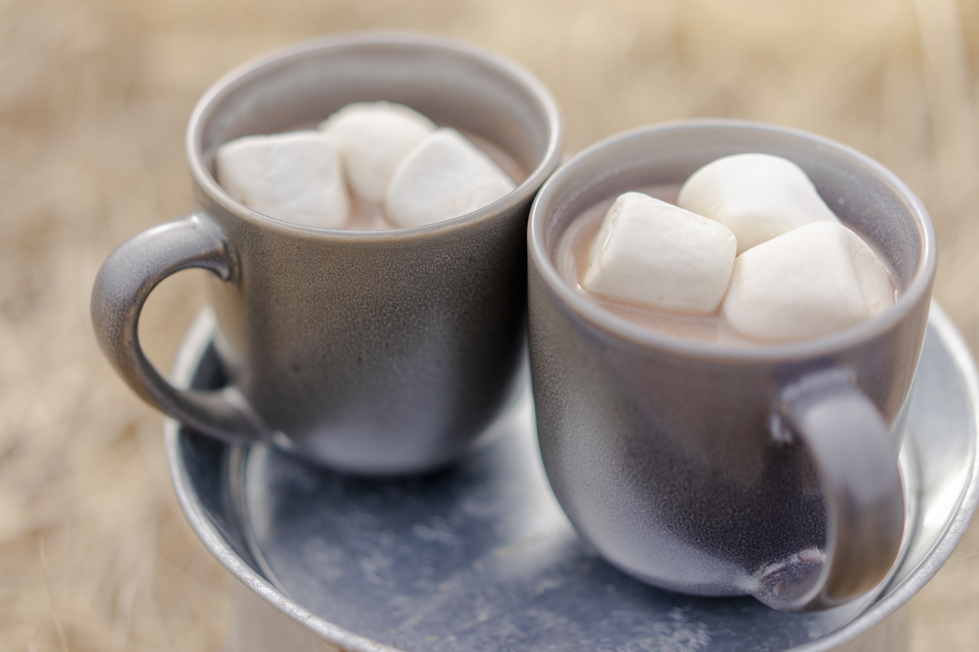 Hot chocolate with marshmallows