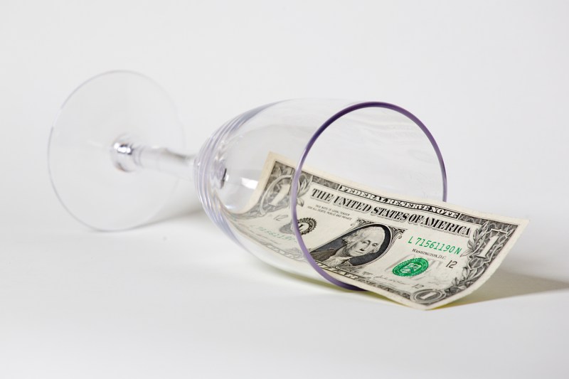 wine tariff glass money