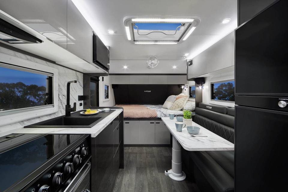 lotus caravans off grid 2020 overlanding vehicle offgrid interior 2