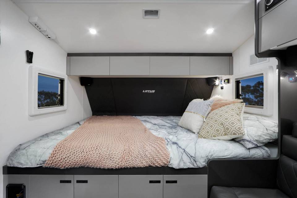 lotus caravans off grid 2020 overlanding vehicle offgrid interior 4
