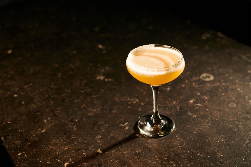 The Sidecar presented on a counter