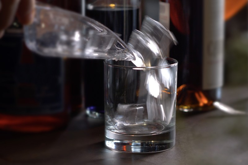 ice scoop cocktails rocks glass