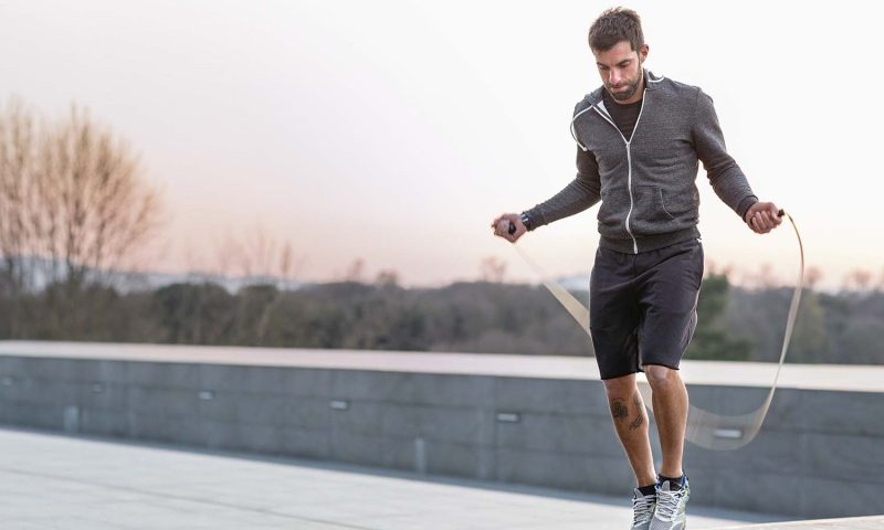 Running workouts fitness jump rope