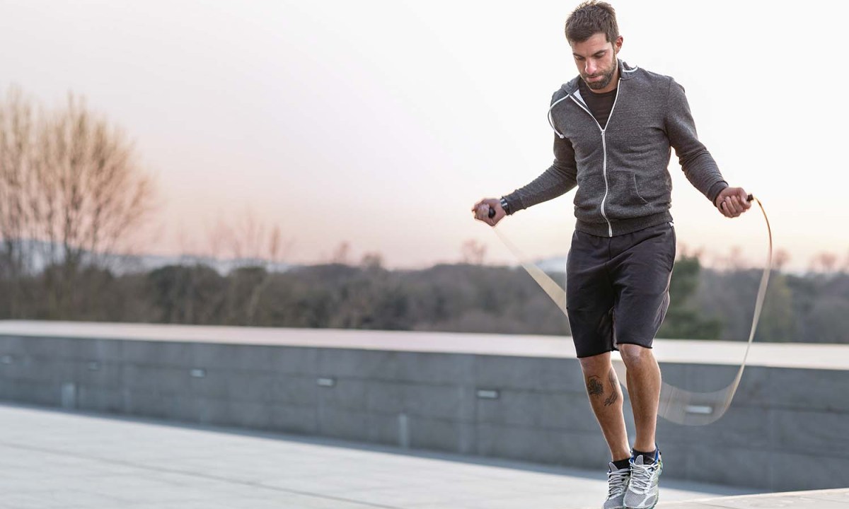 Running workouts fitness jump rope