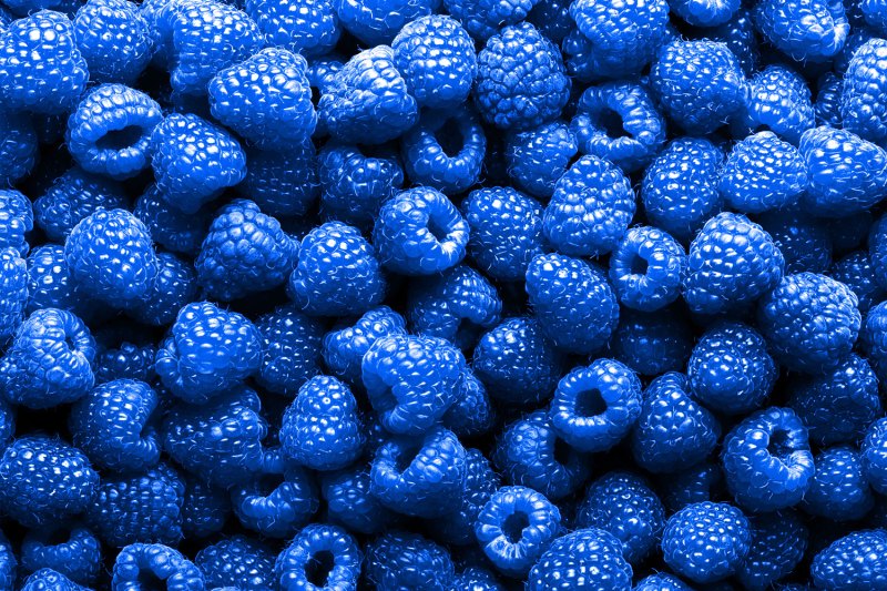 blue raspberries