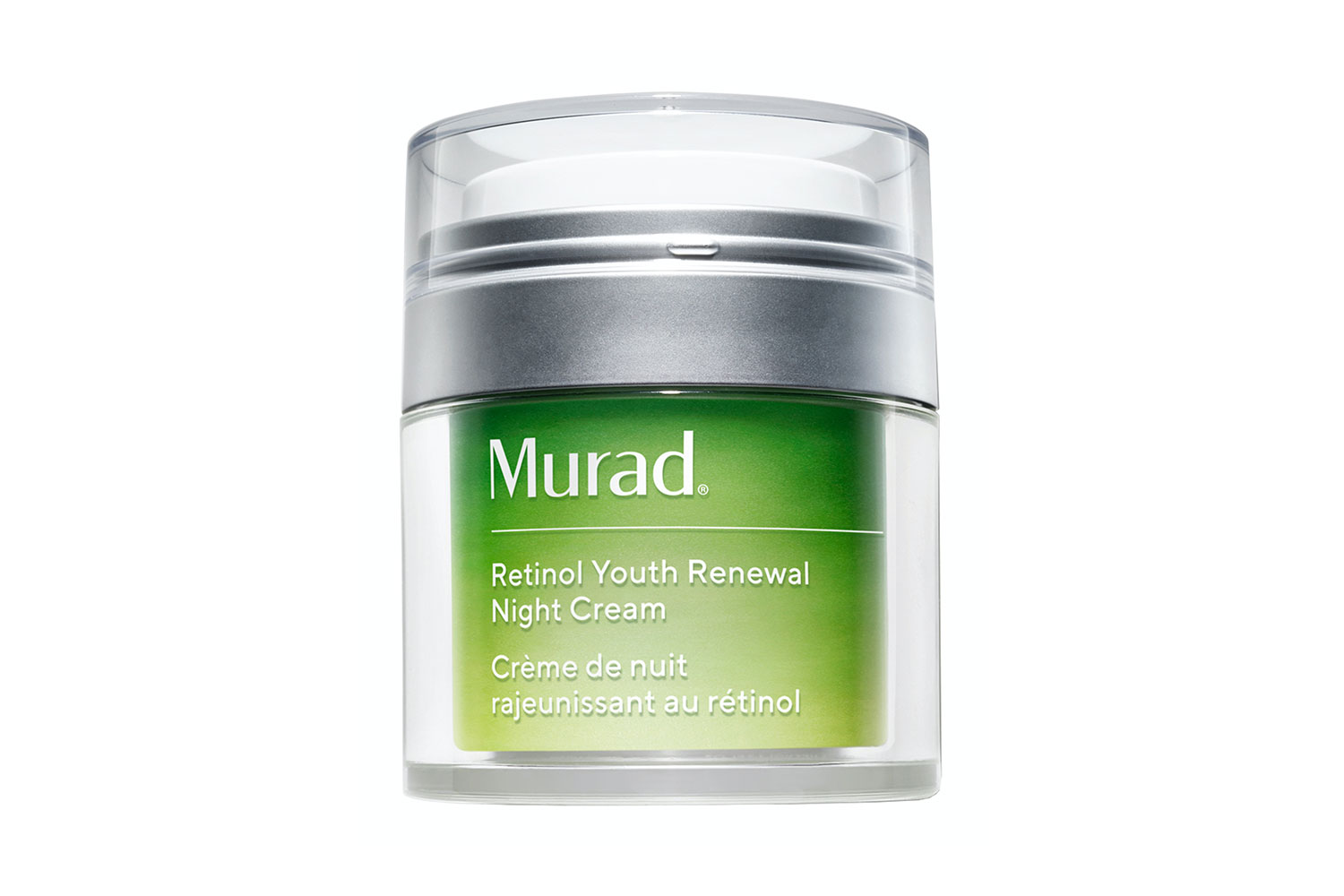 Murad Retinol Youth Renewal Night Cream on a white background.