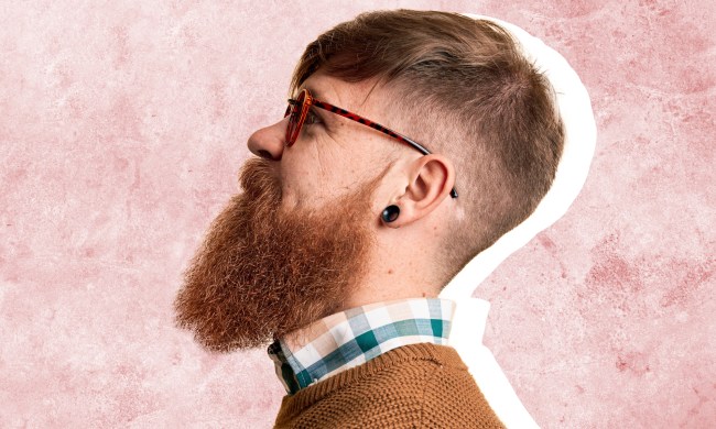 profile of man with beard