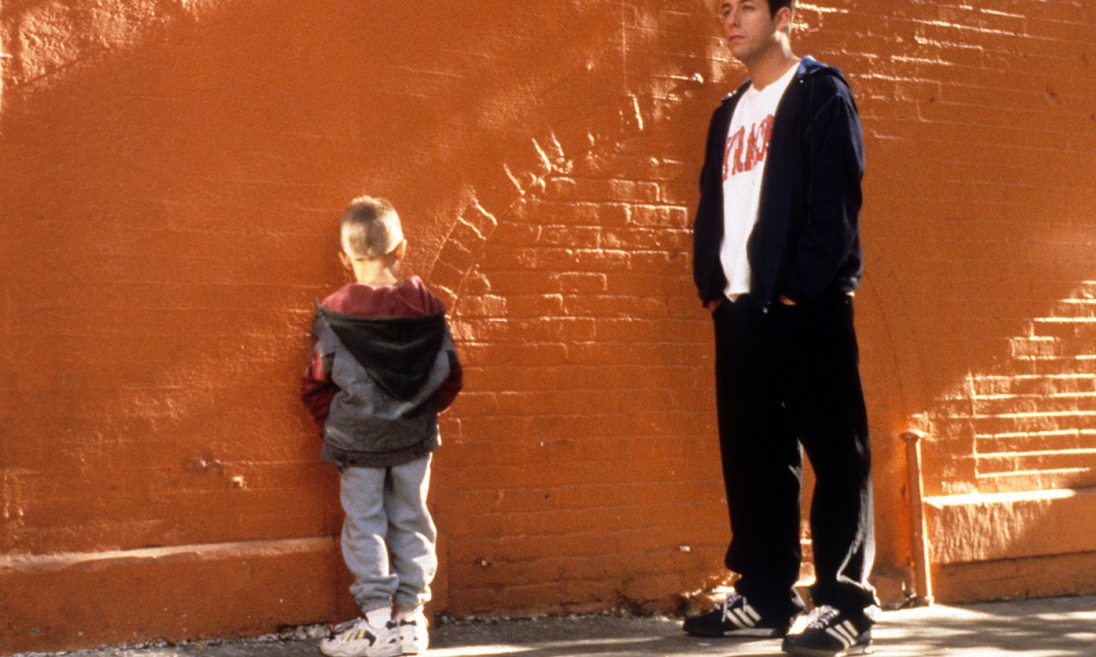 Cole Sprouse (left) and Adam Sandler In Big Daddy