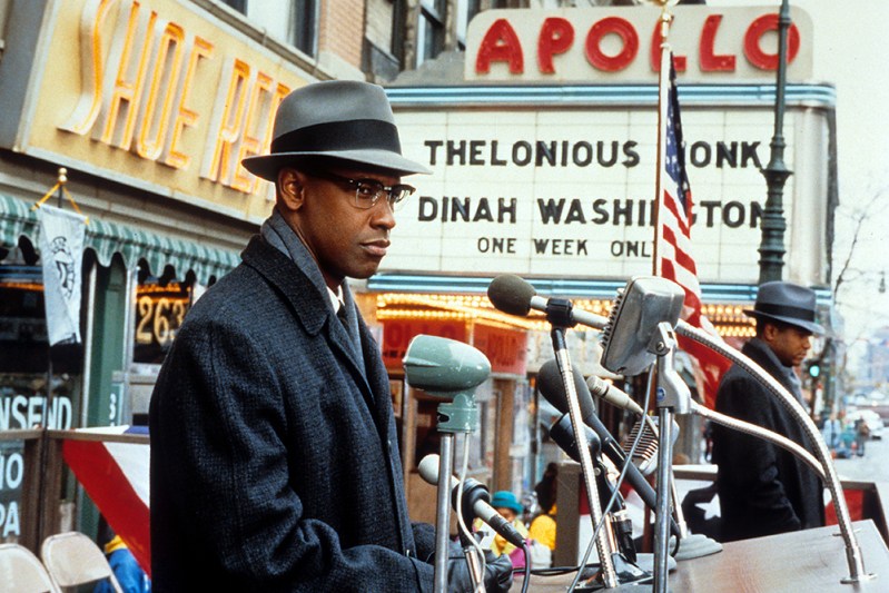 Denzel Washington in Malcolm X