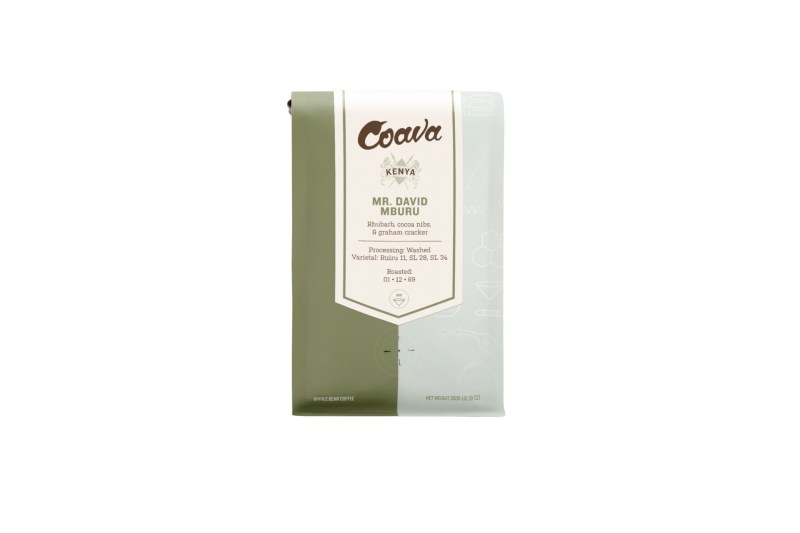 A bag of Coava Coffee beans.