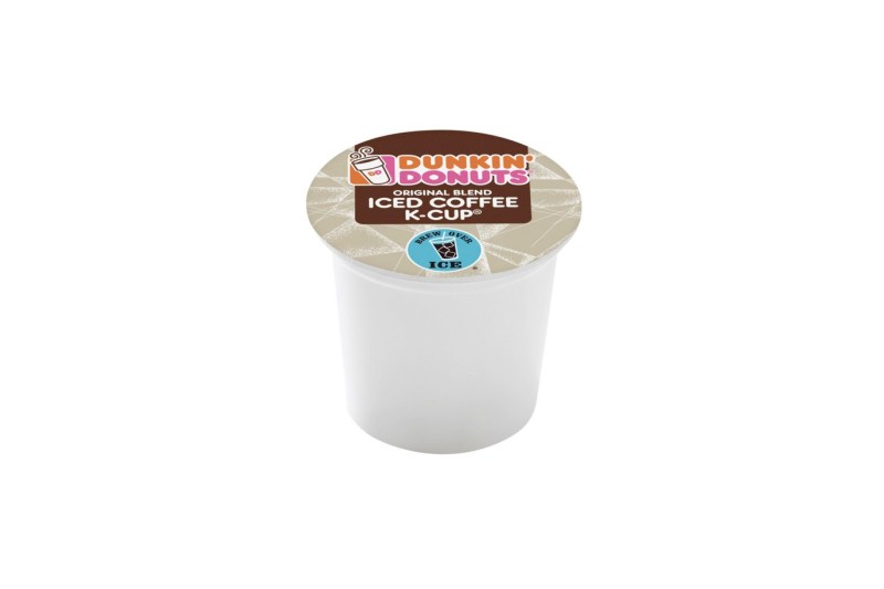 Dunkin A Donuts Coffee K-Cup pod.