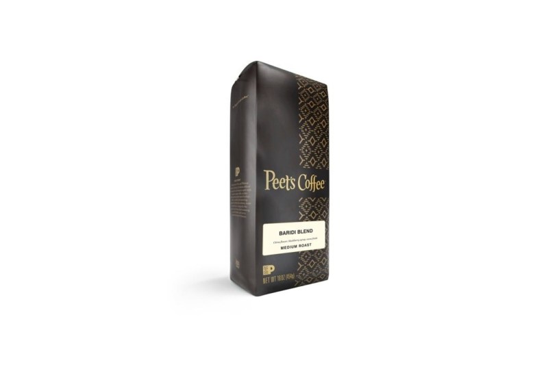 A bag of Peet's Coffee beans.