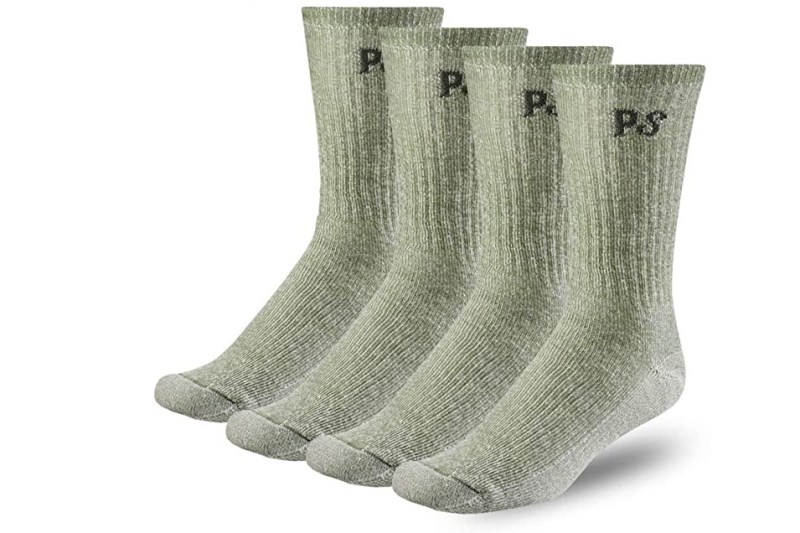 People socks in green.
