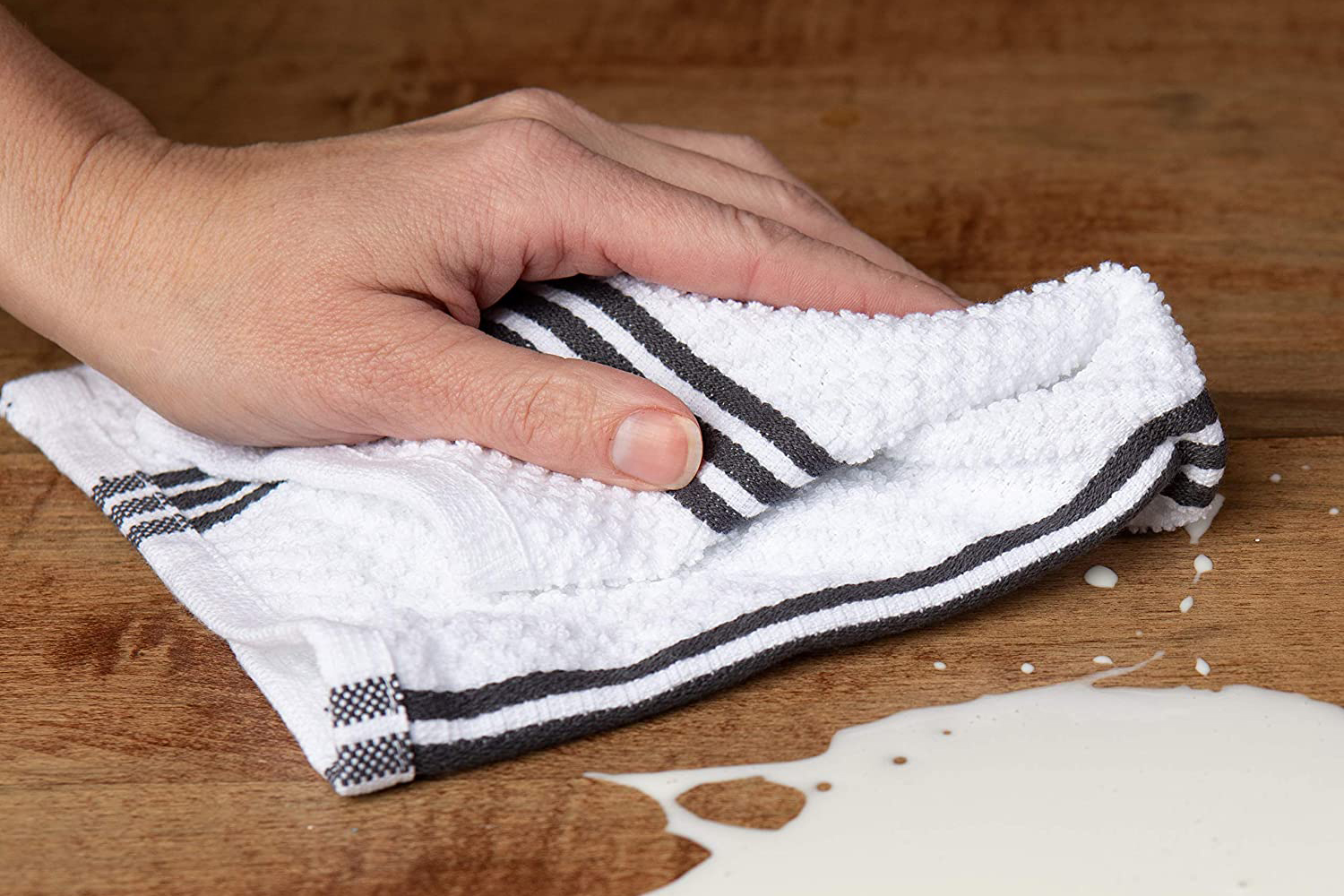 Sticky toffee cotton kitchen dishcloth
