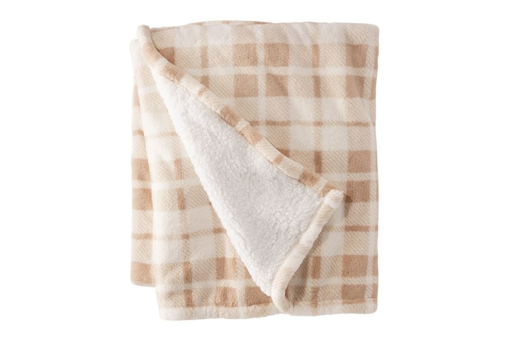 Ll bean wicked plush sherpa throw deals