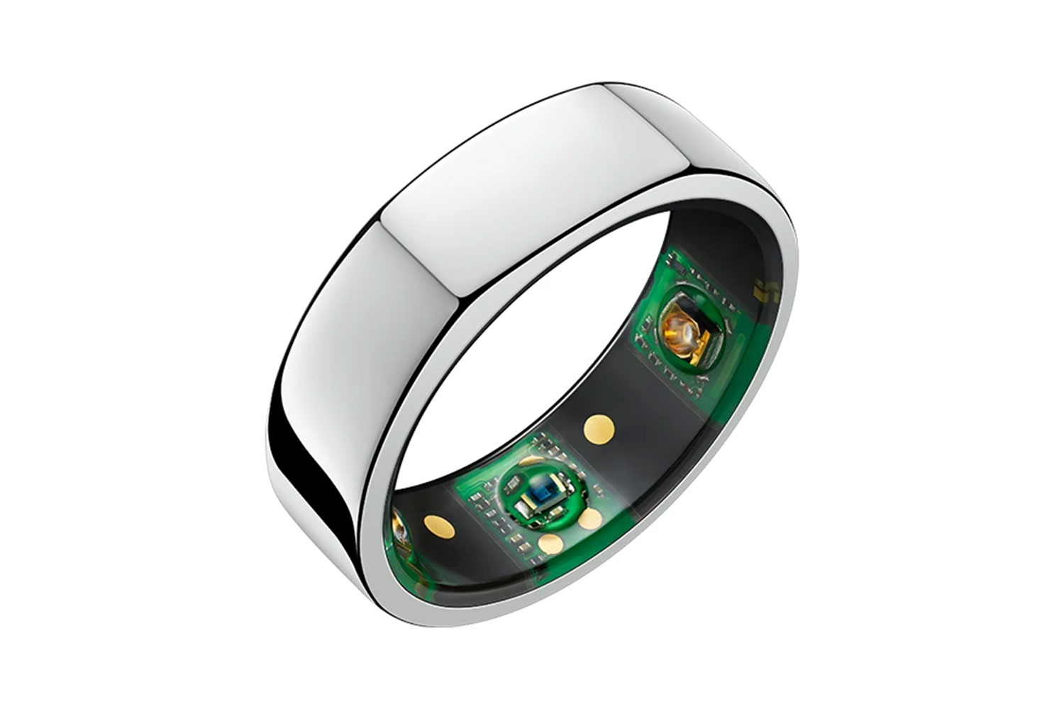 Oura Ring silver.