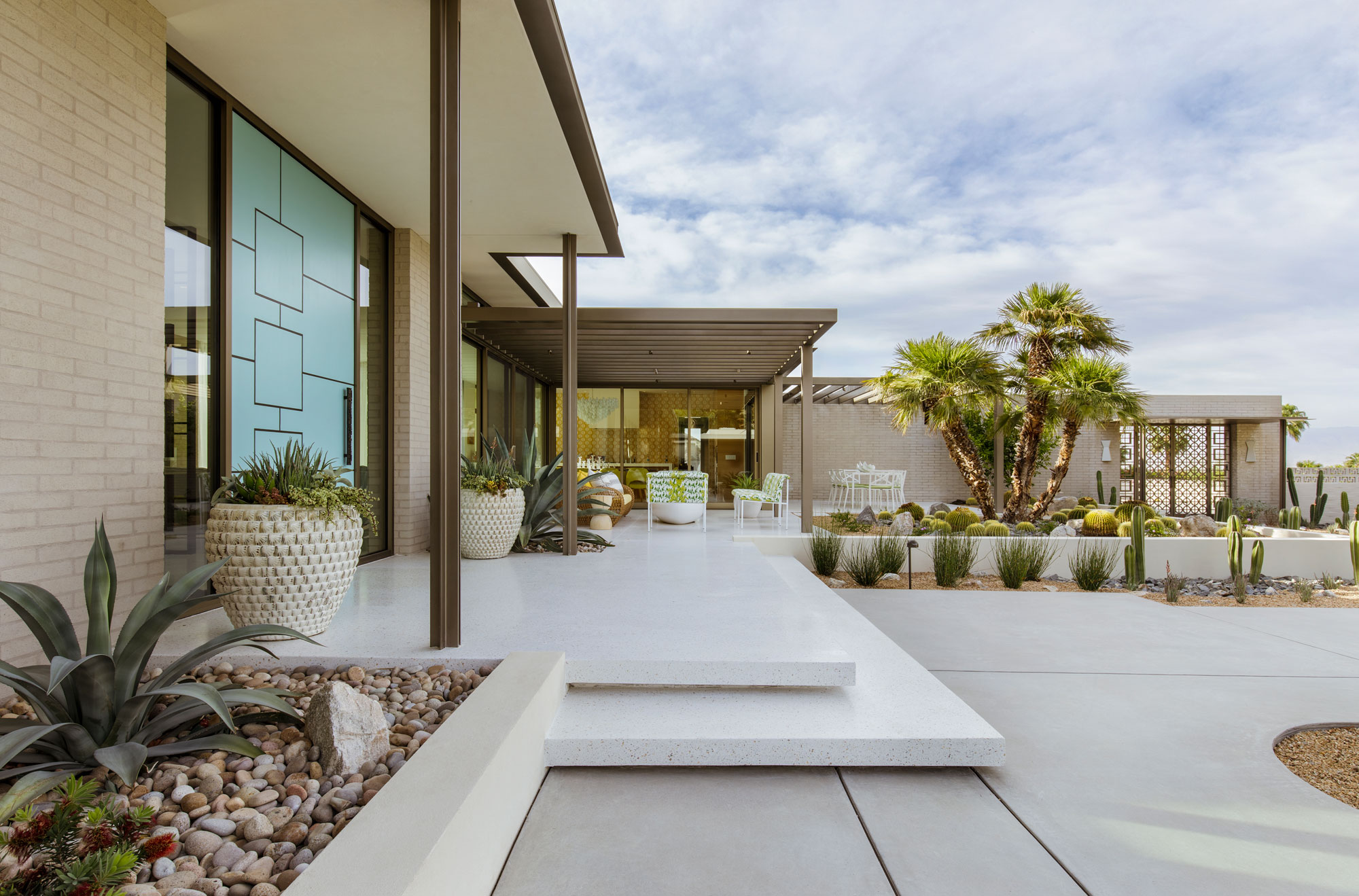 Thunderbird Heights Residence front door and steps