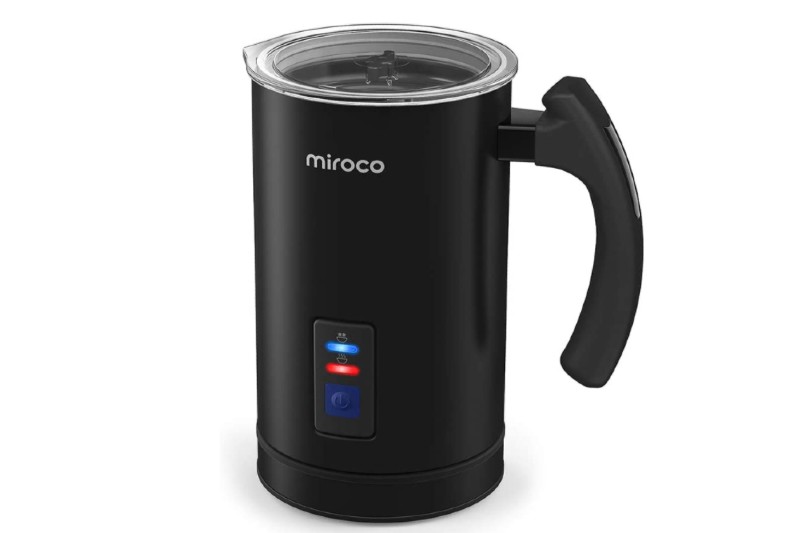 New Miroco Portable Electric Milk Steamer Frother White