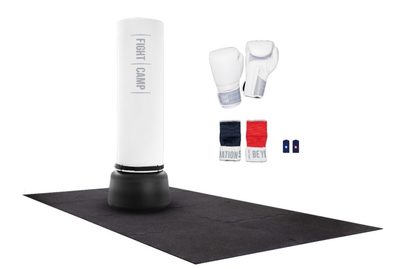 FightCamp at-home boxing set on a white background.