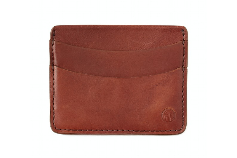 Talleffort Mens Handmade Slim Leather Wallet Credit Card Holder Slim Wallet
