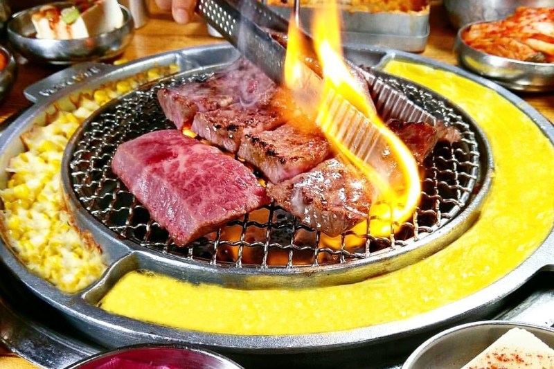 Grilling Korean Beef