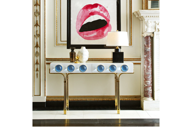 A Jonathan Adler furniture interior scene