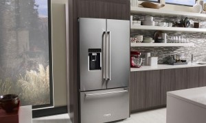 A KitchenAid refrigerator.