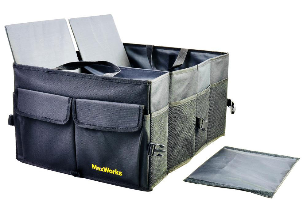 Maximize Your Car Storage Space with this Handy Mesh Bag Car Organizer!