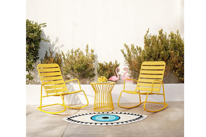 A Novogratz outdoor furniture patio set
