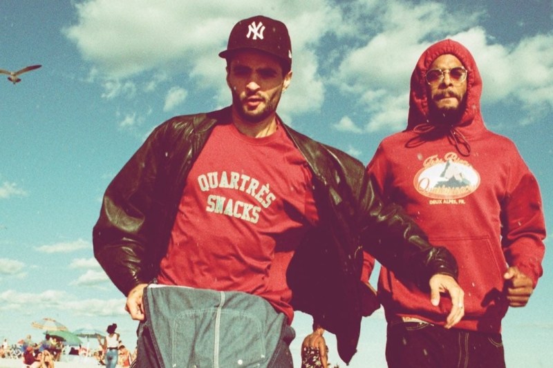 Two men wearing Quartersnacks
