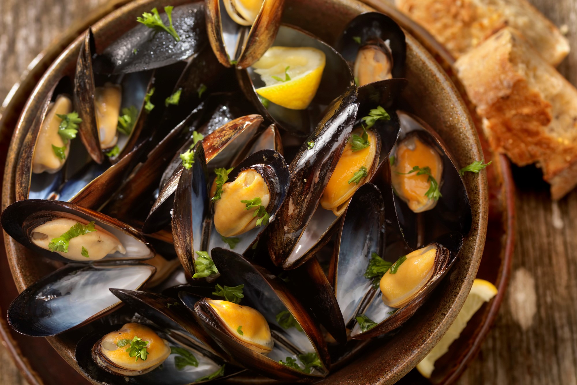 Mussels.