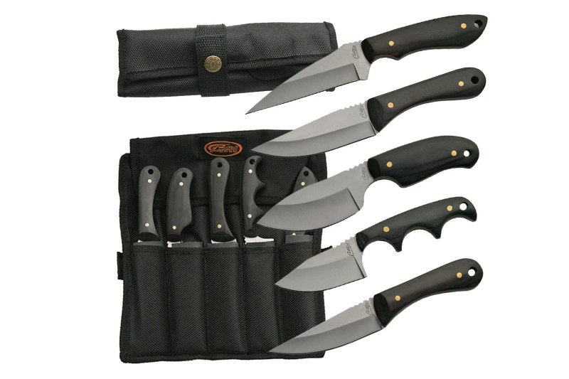 SZCO Supplies 5Pc Skinning Knife Set
