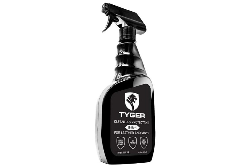 A spray bottle of Tyger Tonneau Cover Cleaner