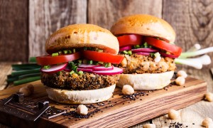 best veggie burger brands chickpea with fresh vegetables