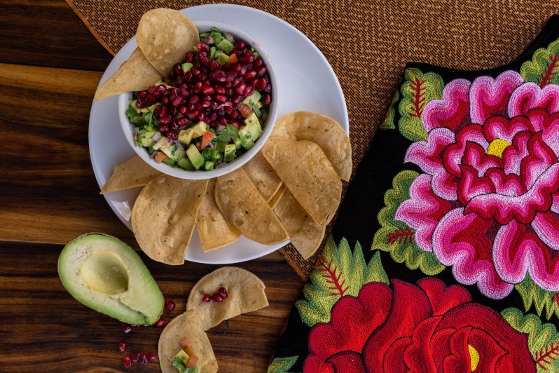 Barrio Cafe Guacamole Table Spread