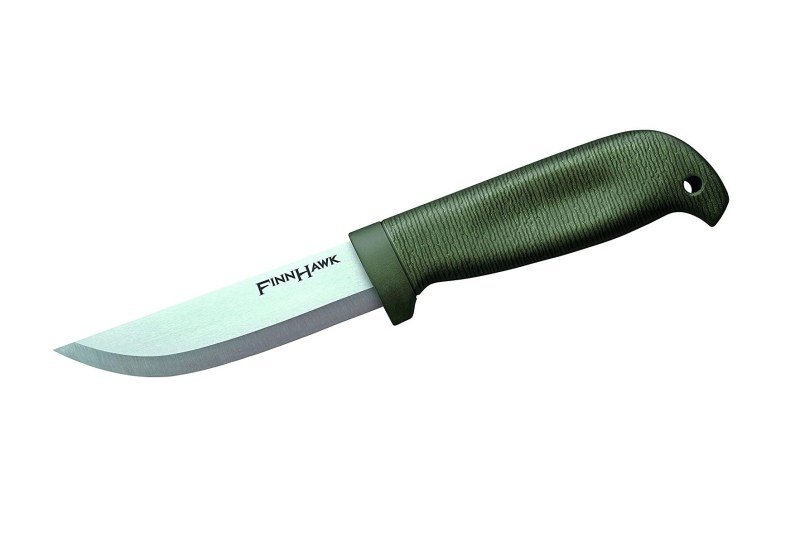 Cold Steel 20NPKZ Finn Hawk 4" Fixed Blade Knife isolated on a white studio background.