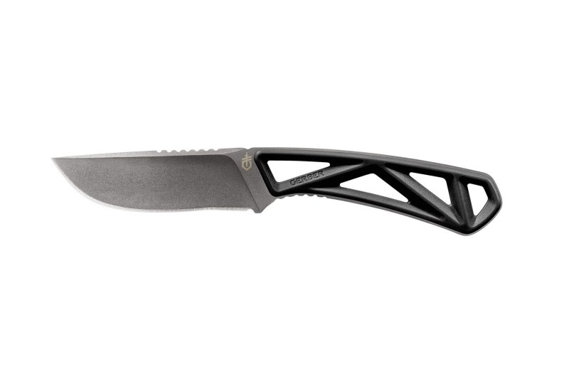 Gerber Exo-Mod Drop-Point isolated on a white background.