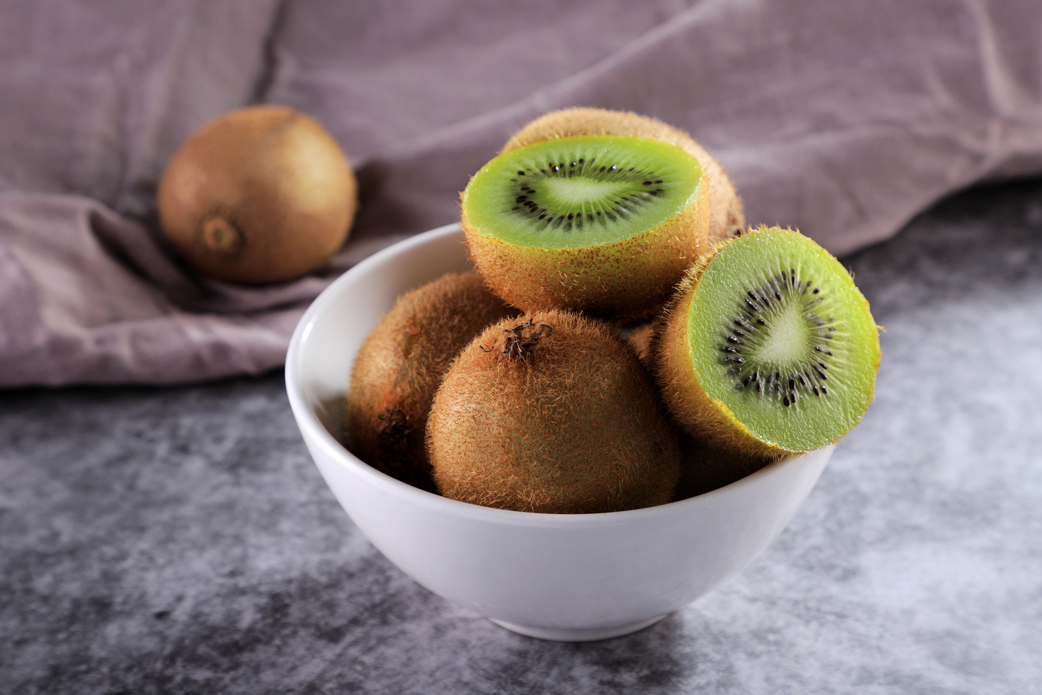 Kiwi fruit.