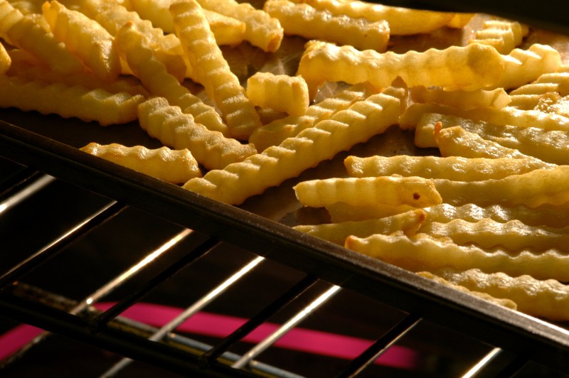 French fries in the oven